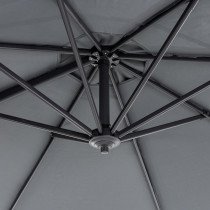 Mirpol - Gartenschirm Kazuar grau