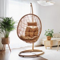 Mirpol - Hängesessel für den Garten Delos – Beige