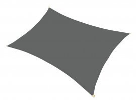 Gartenmarkise Sail 3x4 m grau