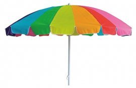 Sonnenschirm 220 cm - Regenbogen