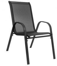 Gartenstuhl Arkadia schwarz