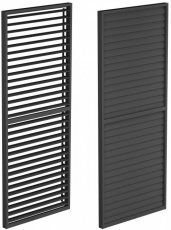 Verschiebbare Pergolenläden mit 3 m Rahmen - Anthrazit