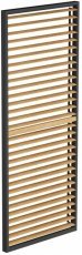 <strong>Schiebbare Pergola-Lamellen mit Pflanzkasten 3 m – in Holzoptik</strong>