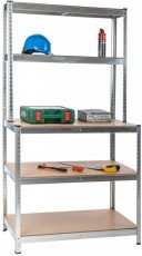 Lagerregal mit Verlängerung G 100x30/60x180 - Chrom