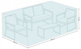 Abdeckung für Garnitur 200x160x90 cm