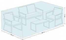 Abdeckung für Garnitur 280x180x100 cm