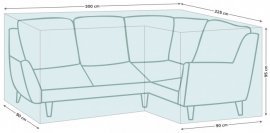 Abdeckung für Gartenecksofa 300/225x90x95 cm