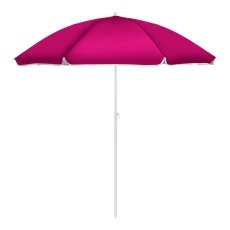 Strandsonnenschirm 200 cm mit Neigefunktion, rosa
