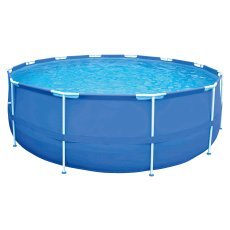 Runder Pool mit Metallrahmen 4,5 x 0,90 m + Pumpe
