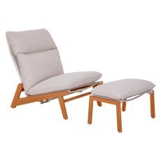 Liegestuhl Kalem mit Fußstütze