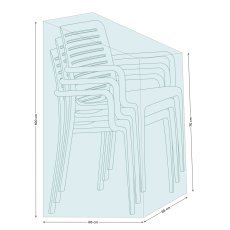 Stuhlhusse STOK 65×65×75/100 cm