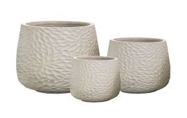 Set aus Outdoor-Blumentöpfen Caliza 1/3