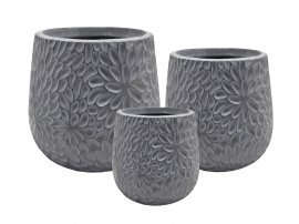 Set aus Outdoor-Blumentöpfen Ashora 1/3