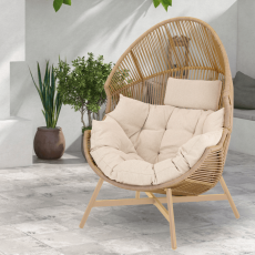 Rattansessel HOLAND beige (LM)