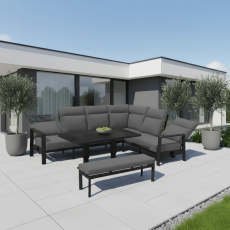 Gartenmöbel-Set Marseille Pro – Anthrazit