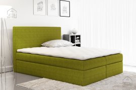 Boxspringbett Basic - 160x200 cm - Magic Velvet 2225 - dunkelgrün