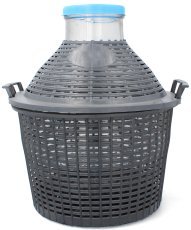 Ballonflasche mit weitem Hals im Korb 20 L – VET20S