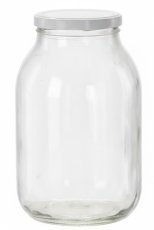 Einmachglas mit Deckel 4000 ml, 2 Stück