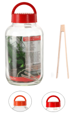 Glas mit Deckel 4L - CHOM4250