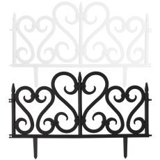 Set aus 4 Gartenzaunelementen - DOS6917