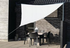 Dreieckige Sonnensegel 3,6 m – Beige – TUN0457