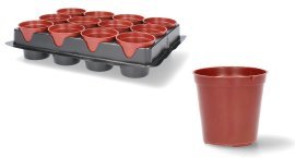12er-Set Anzuchttöpfe, Ø 6 cm – EDA3083
