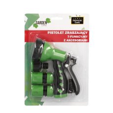 Gartenspritze – Bewässerungspistole mit 7 Funktionen und Zubehör, Verpackung mit 12 Stück – WIL4547