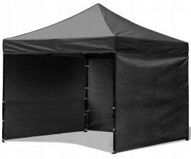Gewerbe- und Gartenzelt 3 x 3 m – schwarz – NAM5742
