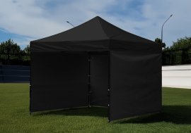 Gewerbe- und Gartenzelt 3 x 3 m – schwarz – NAM5742
