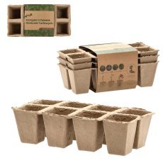 Set aus 3 Torftopf-Tabletts für Setzlinge – EDA3234