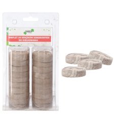 Set mit 20 Kokos-Quelltabletten zum Anzüchten – EDA3272