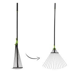 Verstellbare Besen-Harke Breite 20–59 cm, Länge 120–160 cm *9036 - eda9036