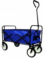 Faltbarer Transportwagen für den Strand – blau – WOZ3556
