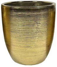 Gartenblumentopf 25 cm – gold – ELI2203