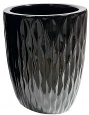 Gartenblumentopf 24,5 cm – schwarz – ELI2456