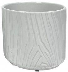 Gartenblumentopf 13 cm – Weiß Matt – ELI2333