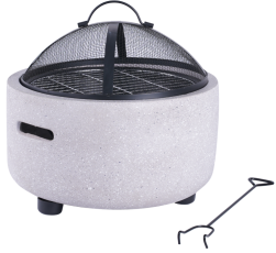 Garten-Feuerstelle mit Deckel - BBQ0124