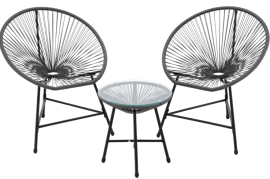 Gartenmöbel-Set – grau – FAT3446