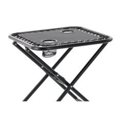 Klappbarer Campingtisch 50 cm – Schwarz – LEZ2739