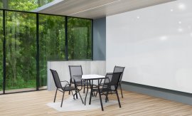 Gartenmöbel-Set - schwarz - TIH3521