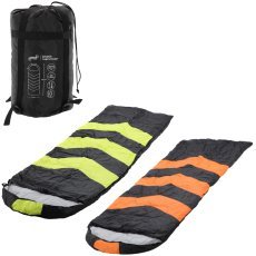 Schlafsack für Camping, 220 x 75 cm, Farbmix *9387
