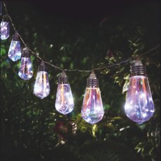 Garten-Solarlichterkette 2 + 1,8 m 10 LED – Kaltweiß – SOL3552