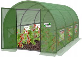 Gartengewächshaus 3x2x2 m - grün - TUN3941