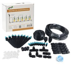 Tropfbewässerungs-Set mit 10 Sprüh-Düsen mit Tropfer – RIG5041