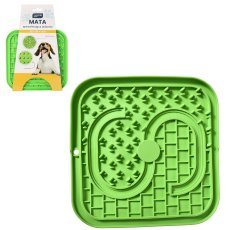 Langsam-Fressnapf-Unterlage für Hund/Katze – grün – PET9455