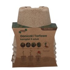 Anzuchttöpfe aus Papier, 5 Stück – EDA4311