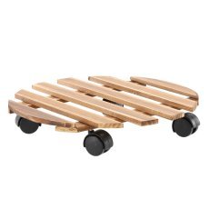 Runder Pflanzenroller aus Holz, Ø 30 cm – EDA4557