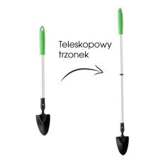 Gartenschaufel mit teleskopierbarem Stiel 71–106 cm – WAN6766