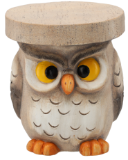 Gartenfigur – Eule als Blumentopfständer – GOT8975