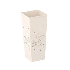Schirmständer 20x20x48 cm – weiß – GOM1487